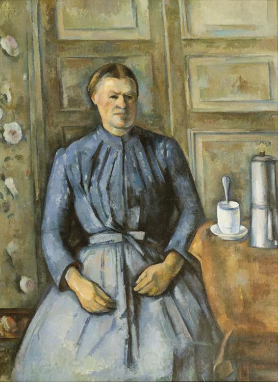Paul Cezanne Woman with Coffee Pot (mk09) Norge oil painting art